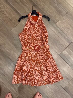 Veronica Beard Floral Belted Dress